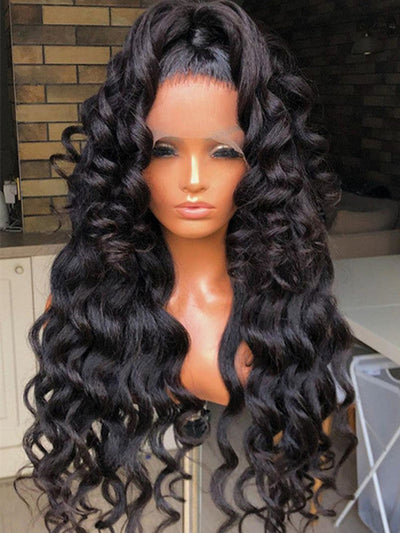 Doubleleafwig Loose Wave Bleached Knots 13x4 Invisible Transparent HD Lace Frontal Wig